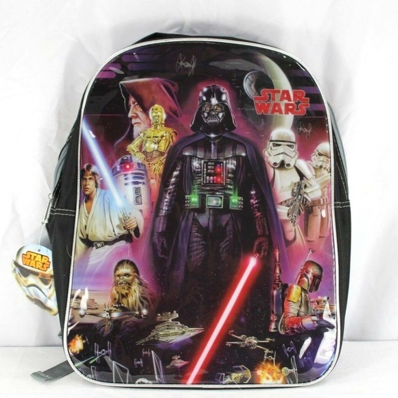 Disney Other - Star Wars Backpack Disney Black Darth Vader